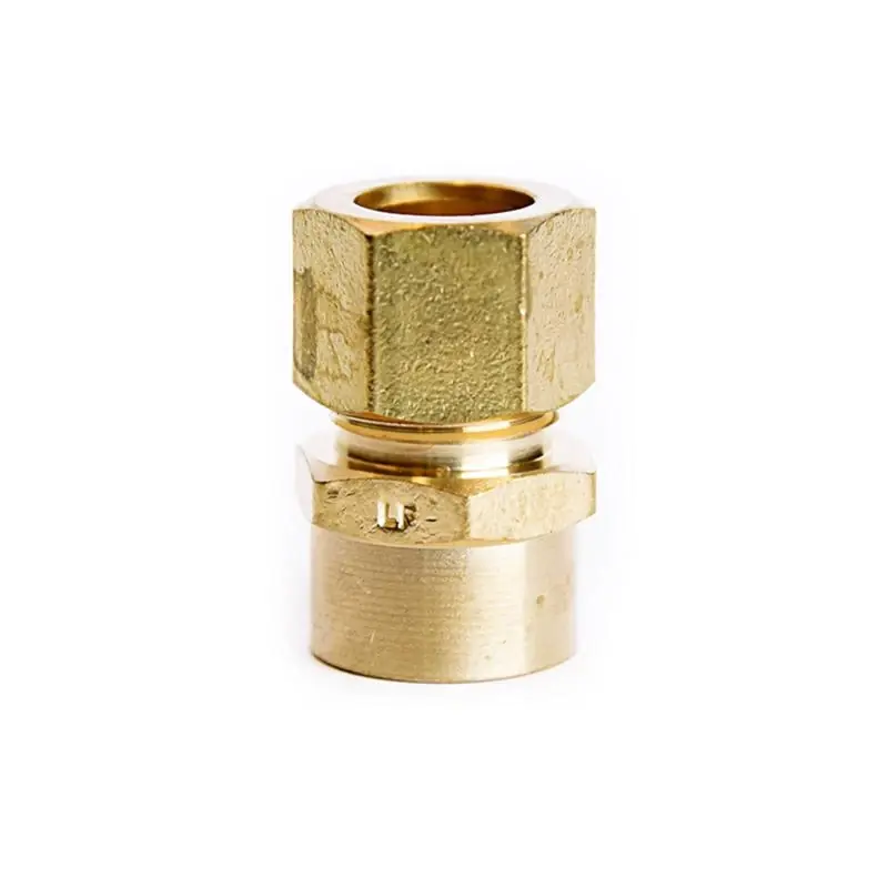1/2 In. Compression X 3/8 In. D Fpt Lead-free Brass Coupling