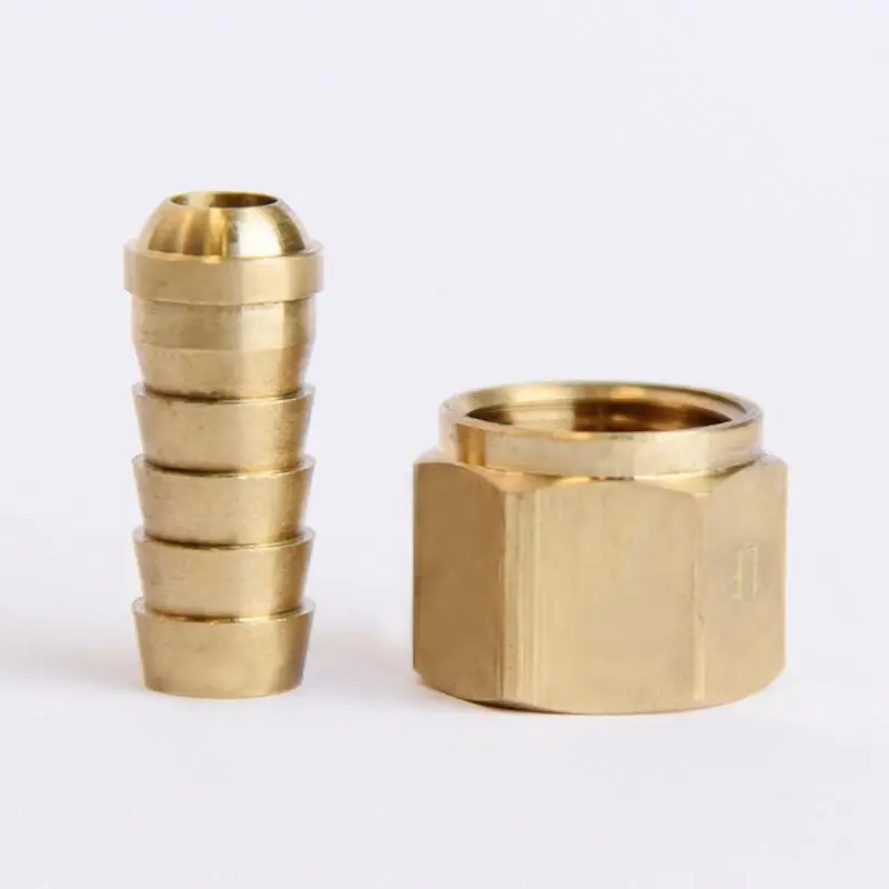 Brass 3/8 In. D X 3/8 In. D Adapter 1 Pk