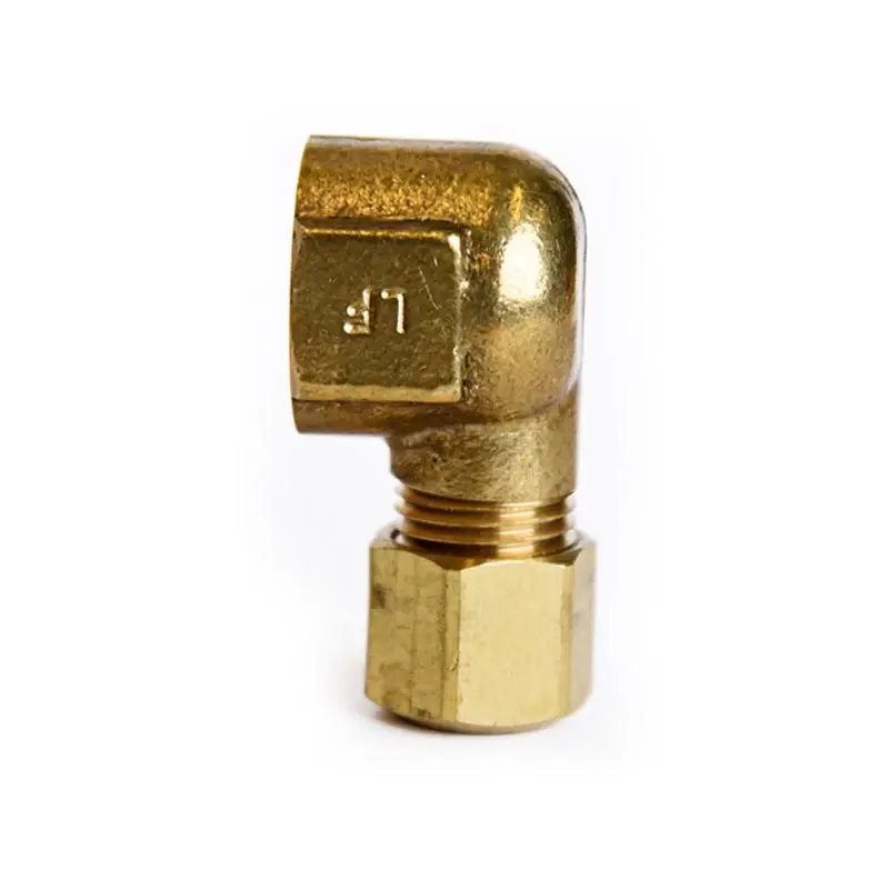 1/4 In. Compression X 1/4 In. D Fpt Brass 90 Degree Elbow Fitting