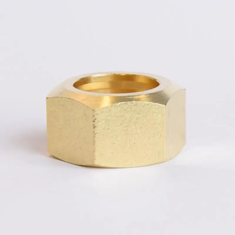 3/4 In. Compression X 3/4 In. D Compression Yellow Brass Nut - Model 6jc124901511088