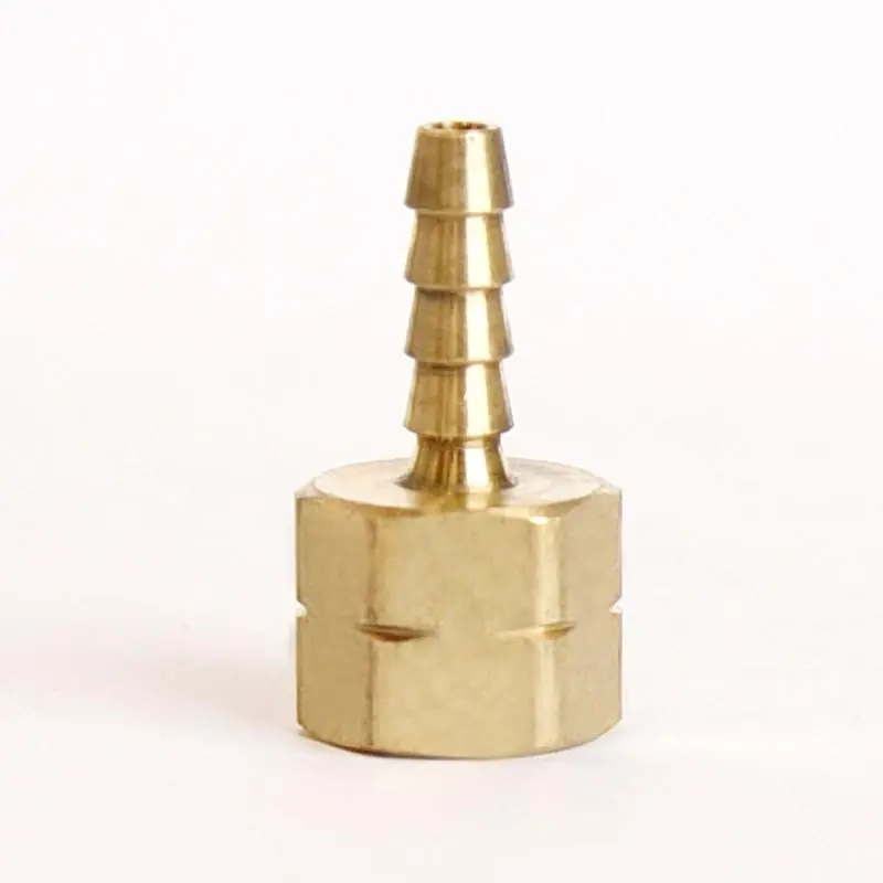 Brass 1/8 In. D X 1/8 In. D Adapter 1 Pk