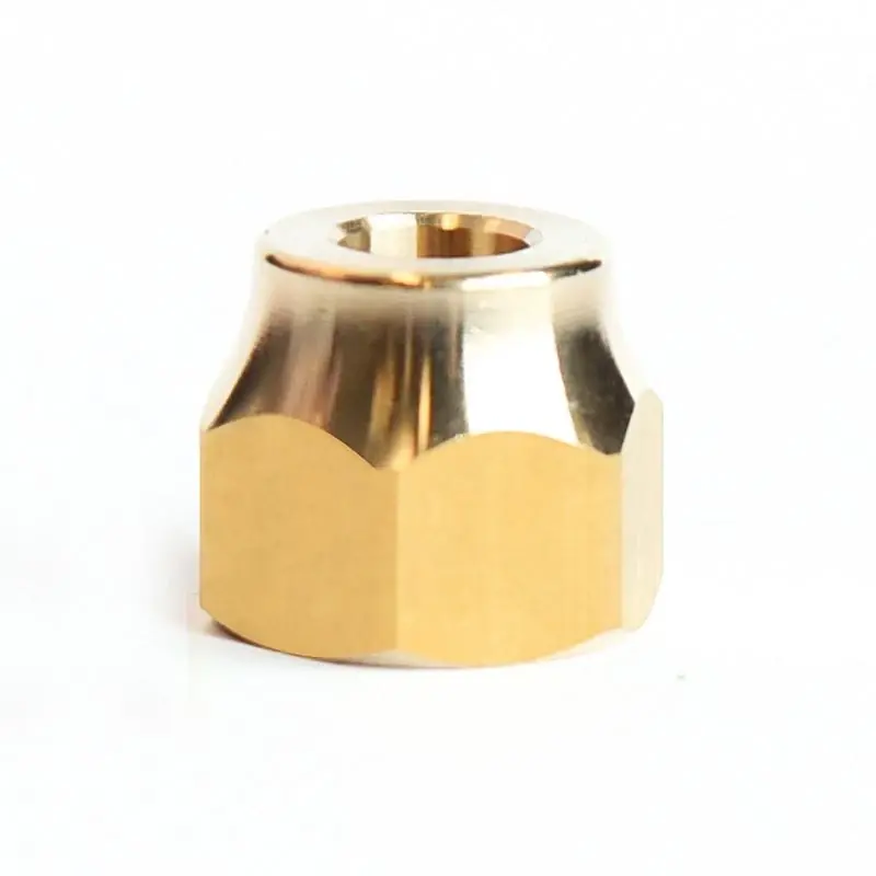 1/4 In. Flare X 1/4 In. D Cts Brass Forged Flare Nut - High Pressure & Temperature