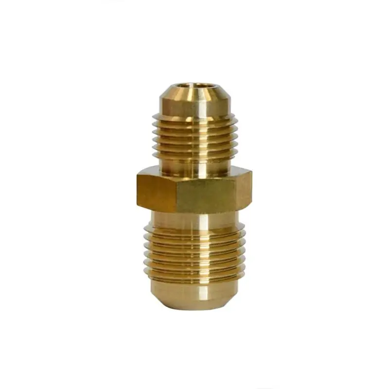 1/2 In. Flare X 3/8 In. D Flare Yellow Brass Reducing Union