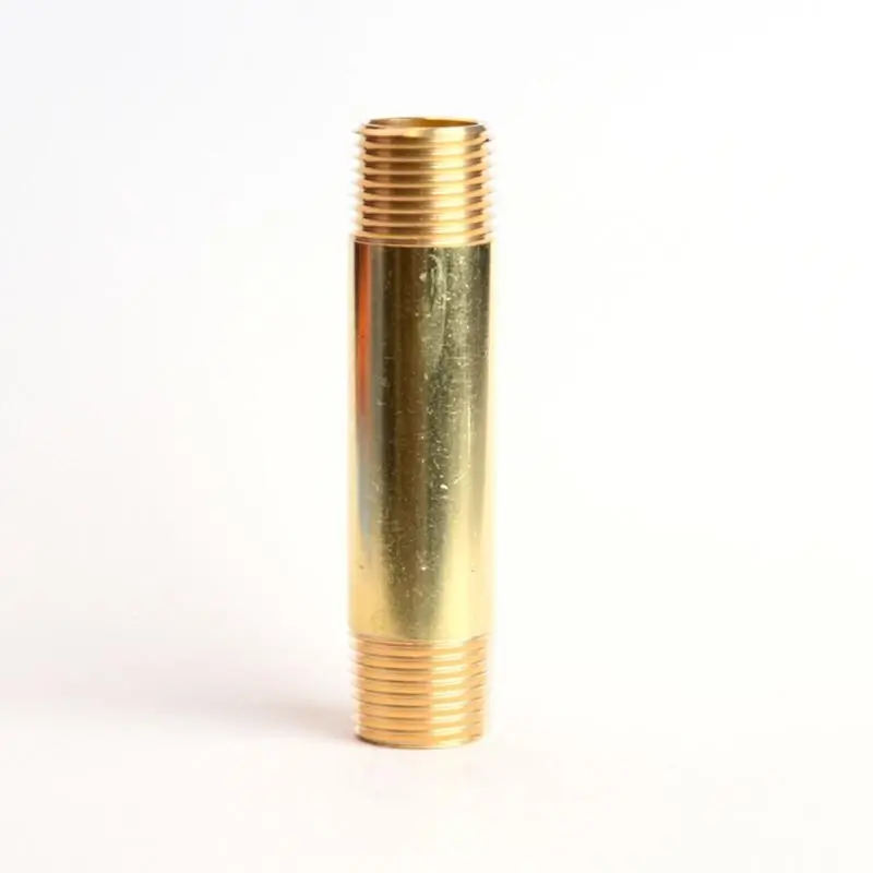 1/2 In. Mpt X 1/2 In. D Mpt Red Brass Nipple 3-1/2 In. Length