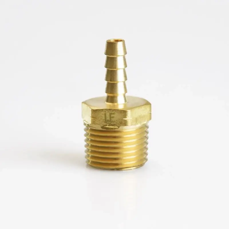Brass 1/4 In. D X 1/2 In. D Adapter 1 Pk