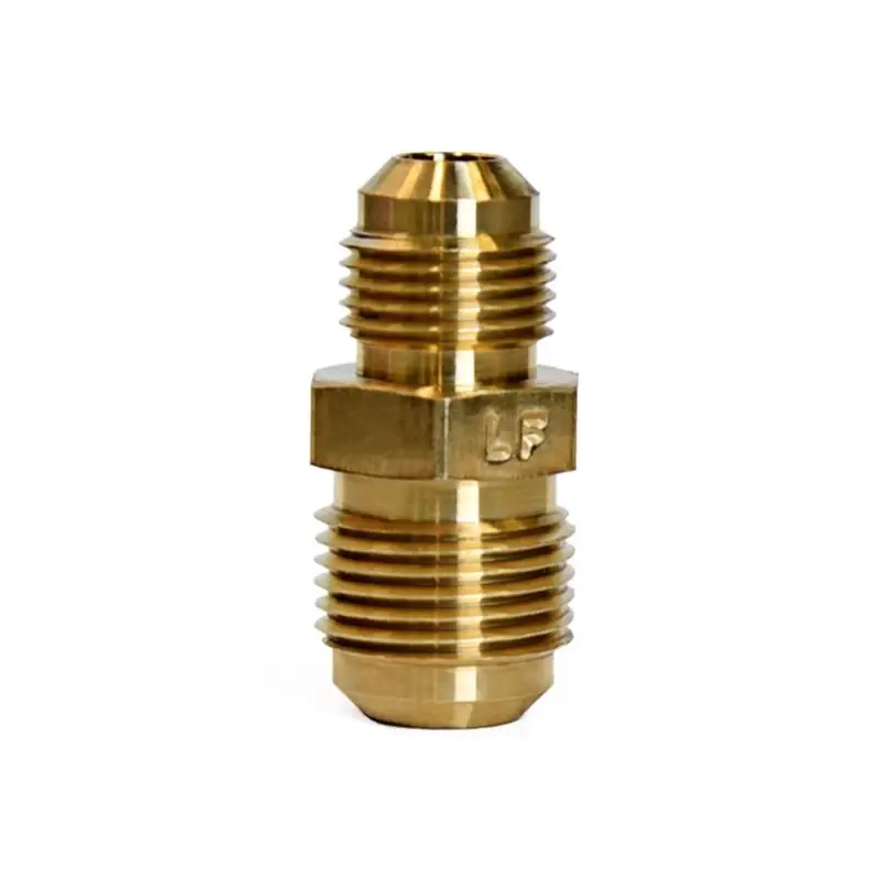 1/2 In. Flare X 3/8 In. D Flare Brass Reducing Union - Lead-free