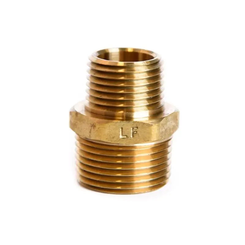 3/4 In. Mpt X 1/2 In. D Mpt Brass Reducing Hex Nipple