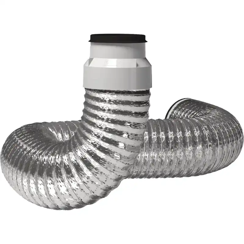 4-inch X 6-foot Semi-rigid Aluminum Dryer Hose Kit - Model Vt0763