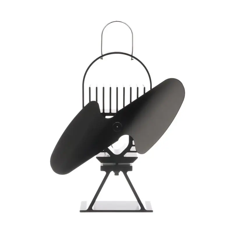 Air Deco Ii Aluminum Heat Powered Wood Stove Fan, 9.4 In, Model 8204caxbx