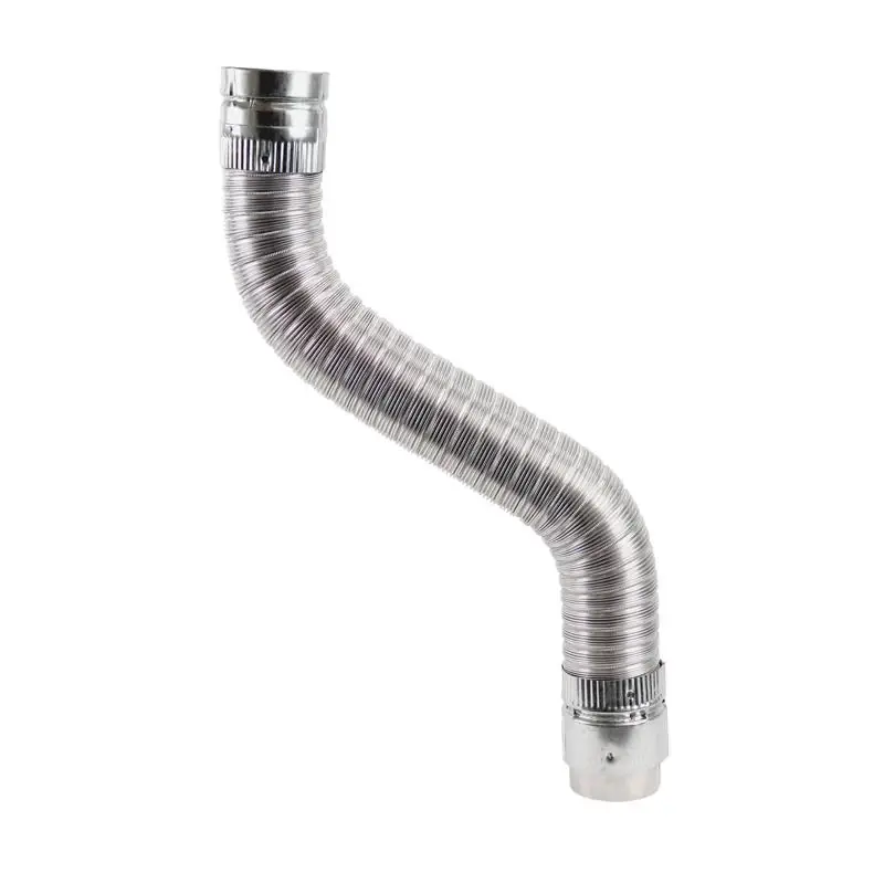 3 In. Diameter X 42 In. Length Aluminum/galvanized Steel Gas Vent Connector