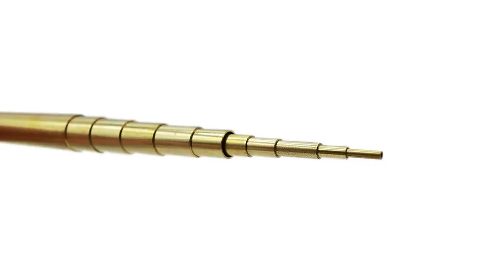 12 In. L Round Brass Tube 12 Pk