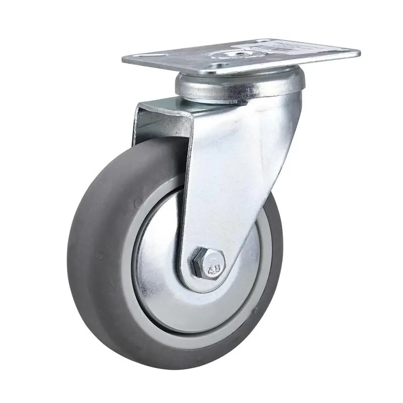 3 In. D Swivel Thermoplastic Caster 121 Lb 1 Pk