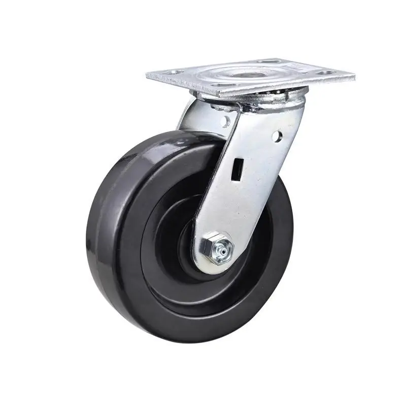 6 In. D Swivel Phenolic Caster 840 Lb 1 Pk