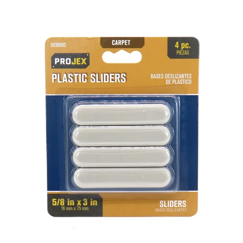 Brown 1 In. Nail-on Plastic Chair Glide 4 Pk
