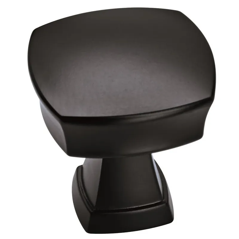 Stature Allison Square Cabinet Knob 1-1/4 In. D 1-1/4 In. Matte 1 Pk
