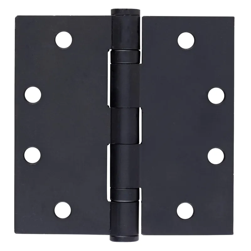 4.5 In. L Black Door Hinge 1 Pk