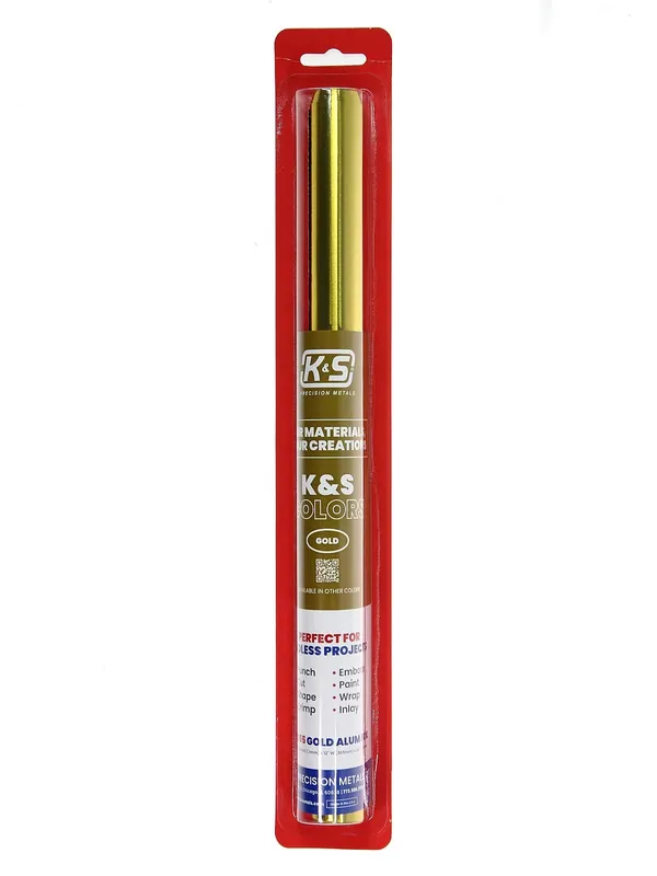 0.04 In. Thick Gold Aluminum Foil, 12 In. W X 24 In. L, Model 6055