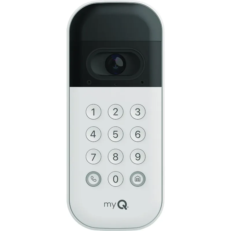 My Q Smart Garage 1 Door Video Keypad For Wifi