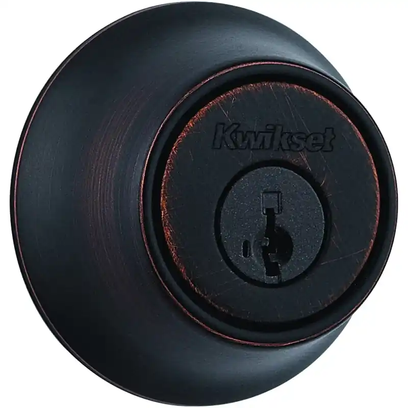 Smartkey Security Venetian Bronze Metal Single Cylinder Deadbolt