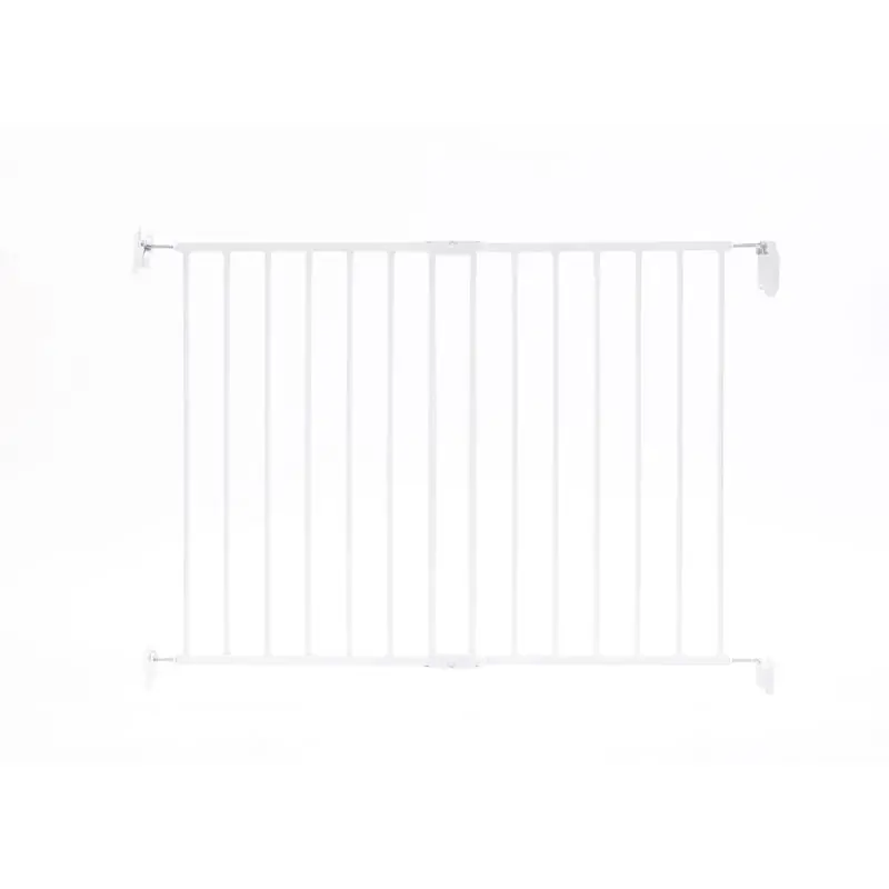 White Metal Stairway Gate 28.75 In. H X 40.5 In. W Model 1250