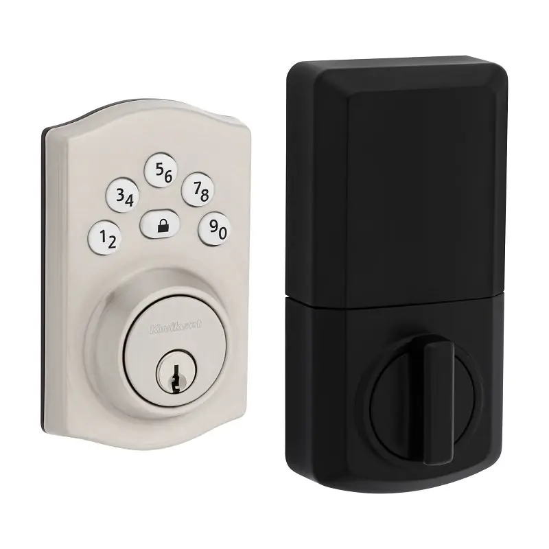 Satin Nickel Electronic Keypad Entry Lock Model 992400-002 For Residential Use