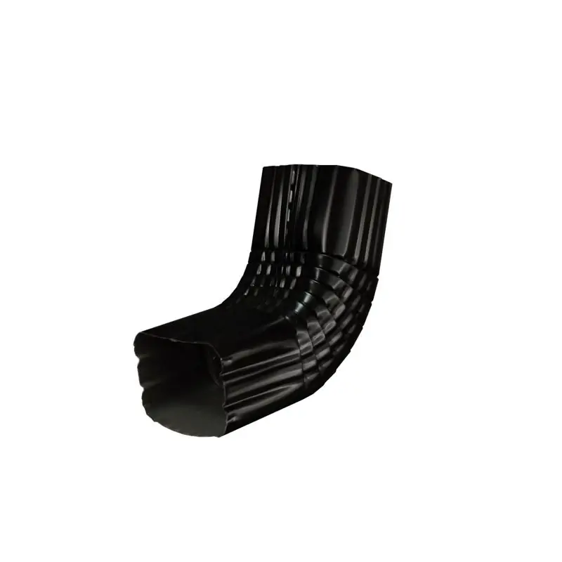 4 In. H X 2 In. W X 3 In. L Black Aluminum A Downspout Elbow