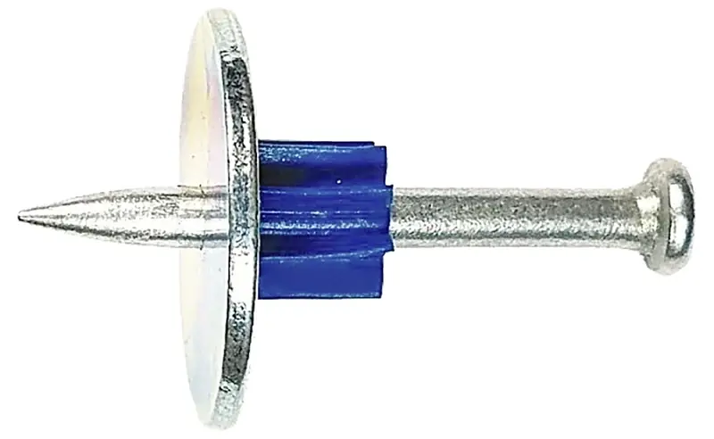 .300 In. Diameter X 3 In. Length Steel Flat Head Drive Pin With Washer
