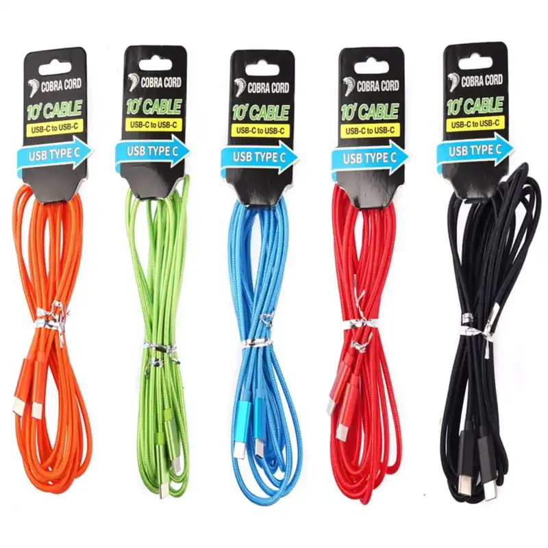 Cobra Cord Usb Type C Cable 1 Pk