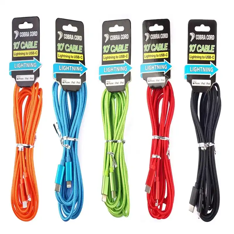 Cobra Cord Lightning To Usb Type C Cable 1 Pk