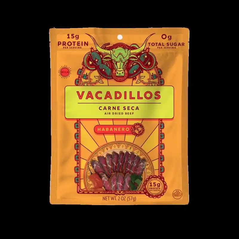Habanero Beef Strips 2 Oz Bagged - Spicy Snack Delight
