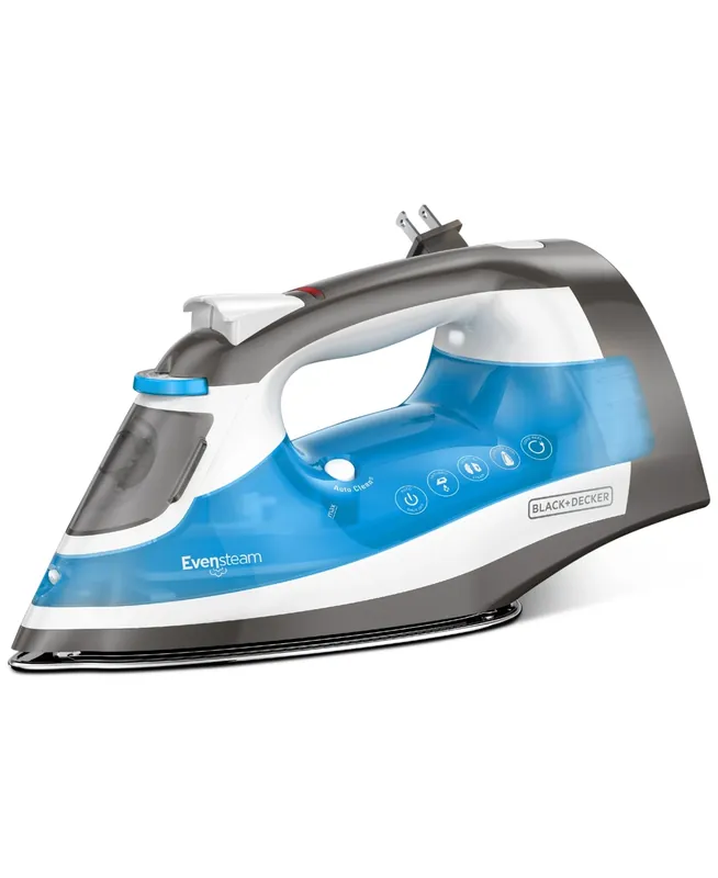 Icr19xs One Step Steam Cord Reel Iron, 1200 Watts, Blue
