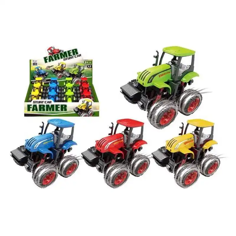 Friction Farm Tractor Plastic 1 Pk