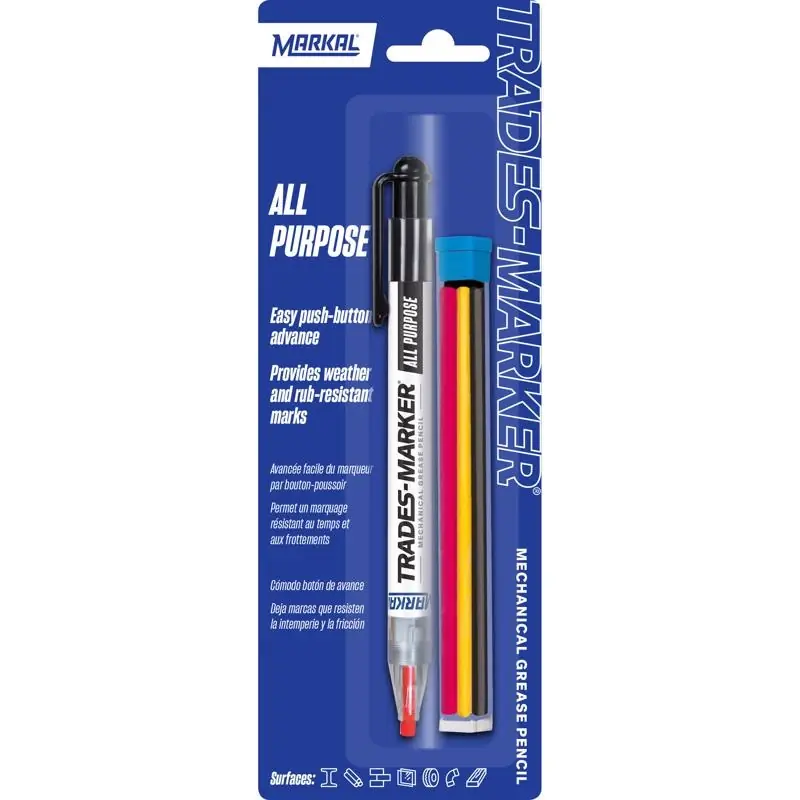 Trades Marker Assorted Medium Tip Markers 4 Pk