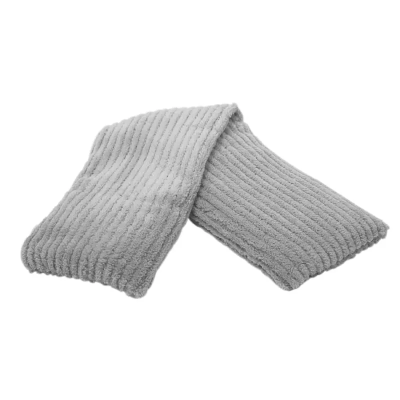 Hot-pak Gray Ribbed Neck And Shoulder Wrap 1 Pk