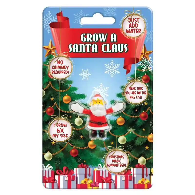 Grow A Santa Magical Toy Red And White 7.25 In X 5.1 In X 9.35 In
