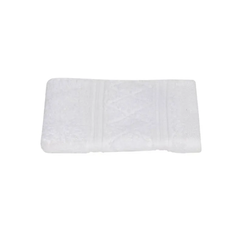 Radiance 12" White Cotton Washcloth – Soft, Absorbent Face Towel (1 Pack)