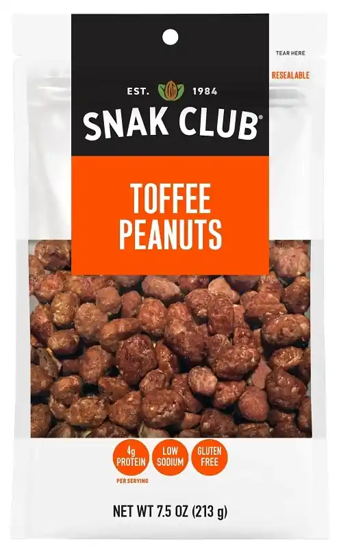 Toffee Peanuts 7.5 Oz Bagged