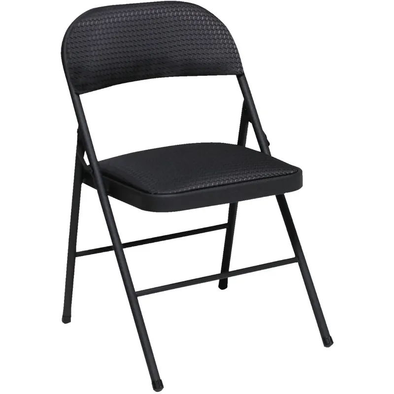 Black Fabric Folding Chair 1 Pk