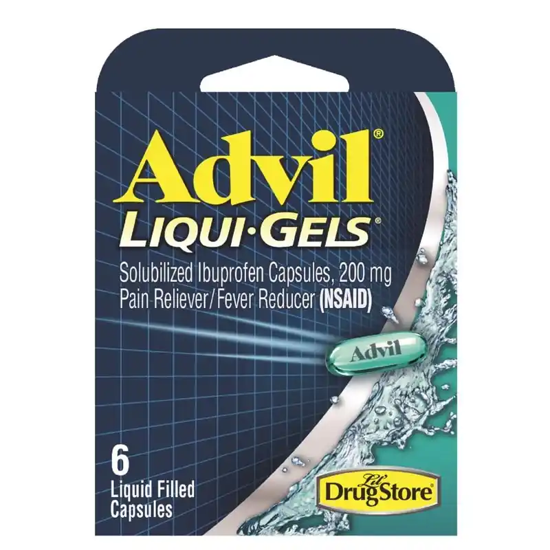 Liqui-gels Pain Reliever/fever Reducer 6 Ct 1 Pk