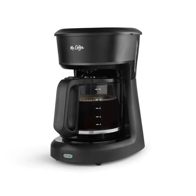 12‑cup Black Drip Coffee Maker – 900w Fast Brew