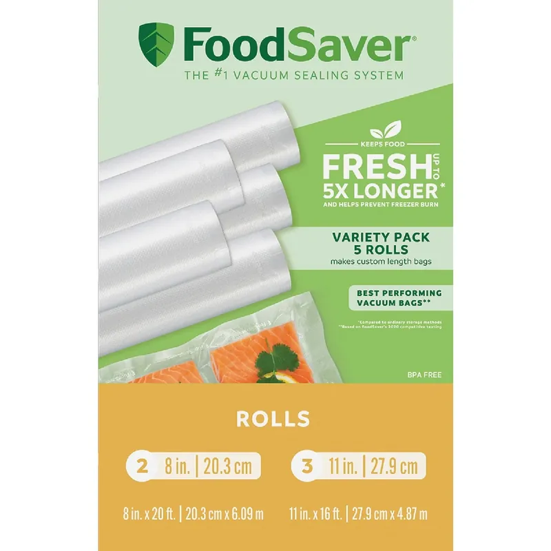 Clear Vacuum Sealer Roll 1 Pk