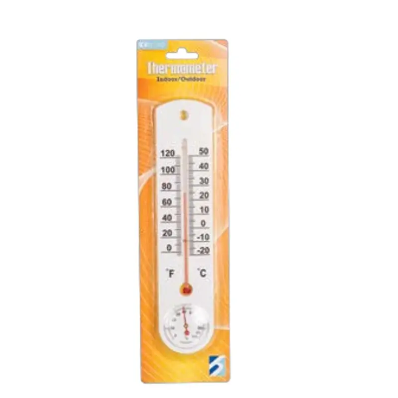 Hygrometer And Thermometer Combo Unit - Model 840-0051 - White Plastic