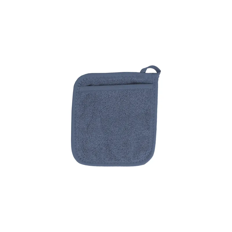 Royale Federal Blue Solid Terry Cotton Pocket Oven Mitt