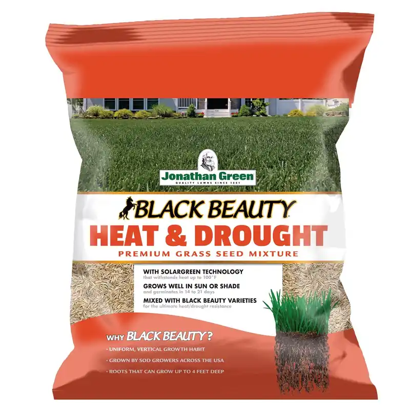Black Beauty Heat & Drought Grass Seed, 7 Lbs.