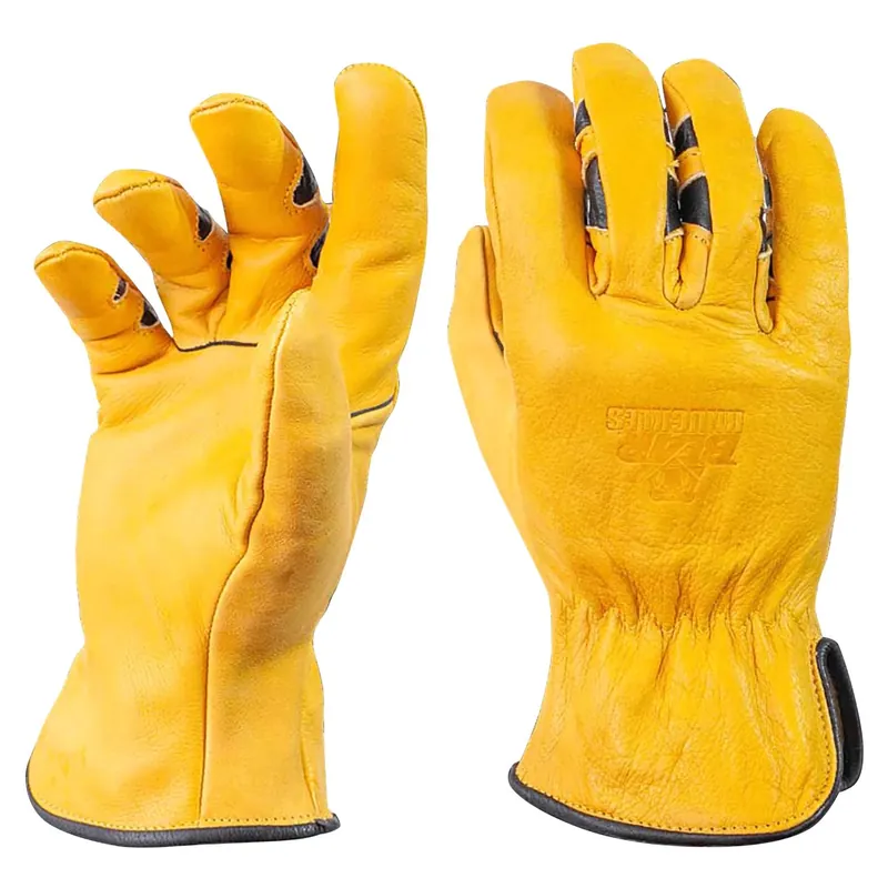 Unisex Driver Gloves Yellow M 1 Pk