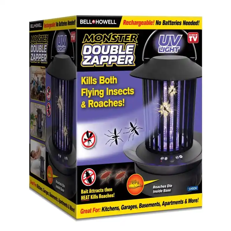 Monster Indoor And Outdoor Insect And Mosquito Zapper 1200 Sq Ft 18 Watt
