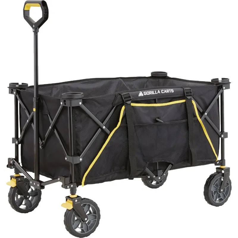 7 Cu. Ft. Black Collapsible All Terrain Utility Wagon Gcsw-7p
