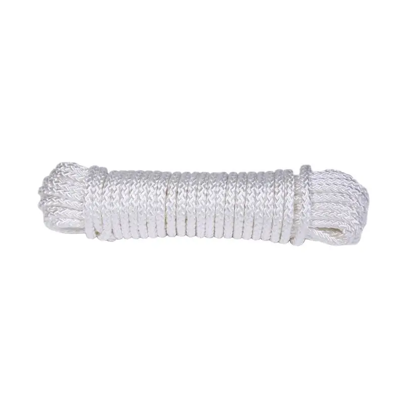 5/16 In. Diameter X 50 Ft. Length White Diamond Braided Nylon Rope