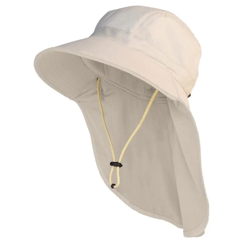 Cream Sun Hat - Unisex Adjustable Garden Shade Hat With Upf 50+ Protection