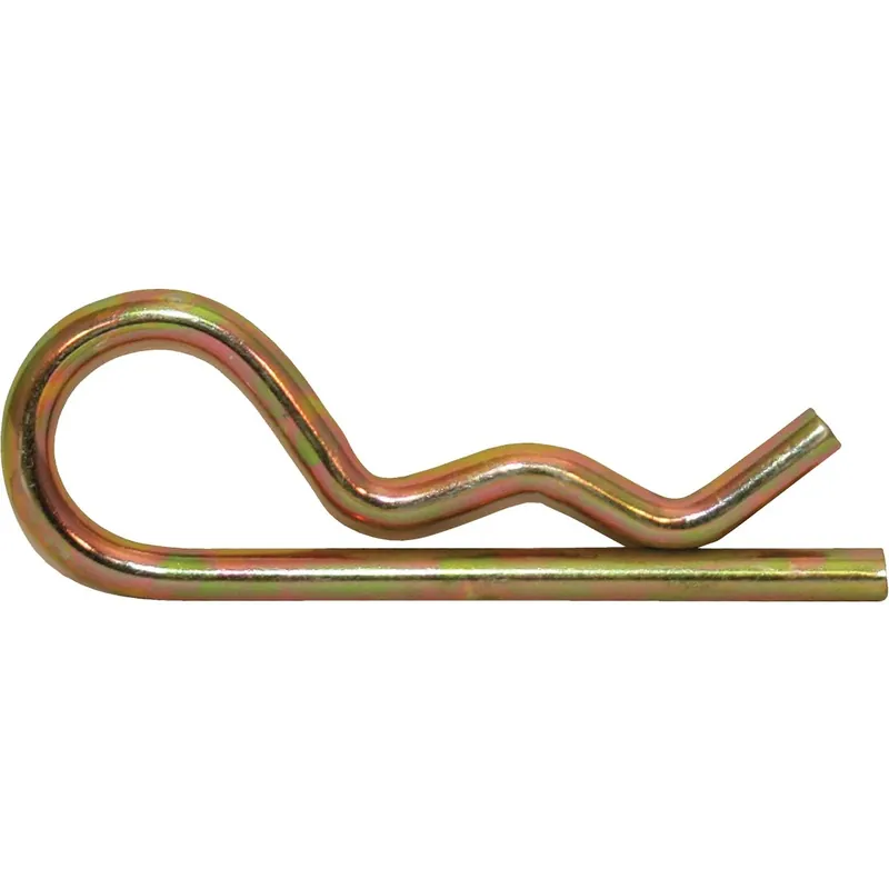 Zinc Plated Hitch Pin Clip 0.19 In. D X 3.75 In. L 7/8 - 1-1/4 In.